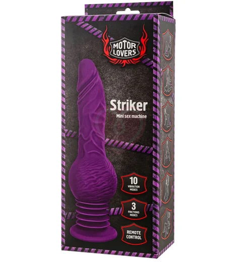 Мини секс-машина с пультом Striker MotorLovers фиолетовая фото 5