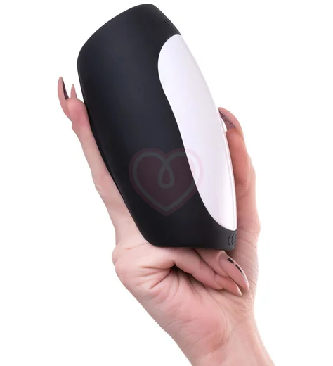 Вибромастурбатор с электростимуляцией и нагревом Erotist Hailstorm чёрный фото 4