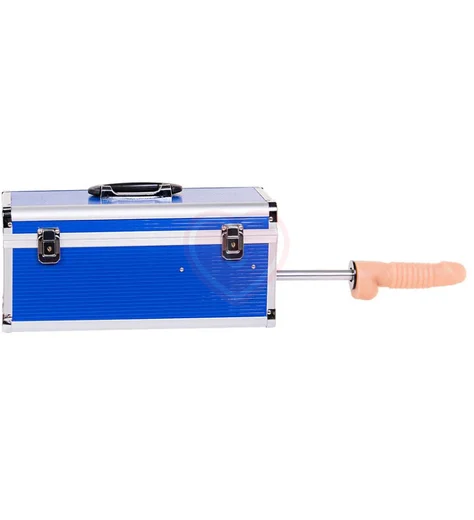 Секс-машина со сменными насадками Diva Fuck Box синяя фото 2