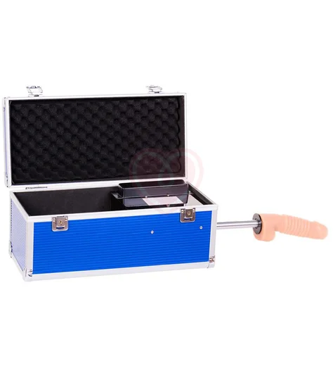 Секс-машина со сменными насадками Diva Fuck Box синяя фото 3