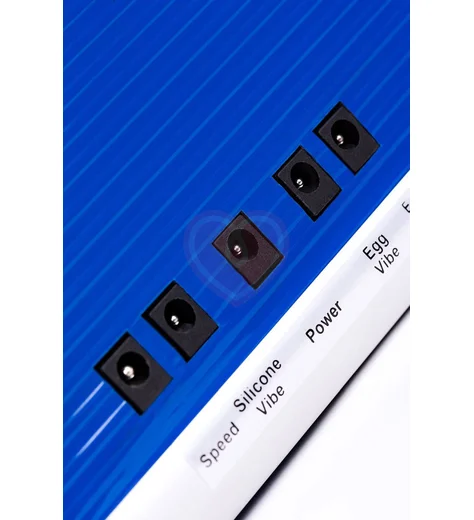 Секс-машина со сменными насадками Diva Fuck Box синяя фото 8