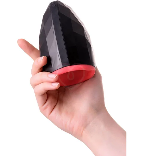 Мастурбатор с вибрацией и нагревом Erotist Magma чёрный фото 4