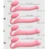 Безремневой гибкий страпон Strap-on-me Bendable XL розовый фото 7