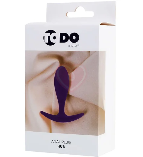 Анальная пробка ToDo Hub фиолетовая фото 4
