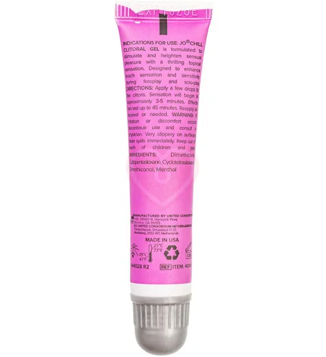 Возбуждающий гель для клитора Jo Chill с охлаждающим эффектом 10 мл фото 2