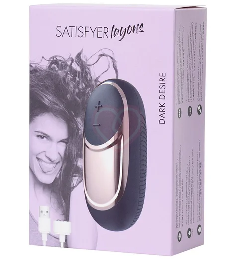 Вибромассажёр Satisfyer Layons 2 Dark Desire чёрный фото 5