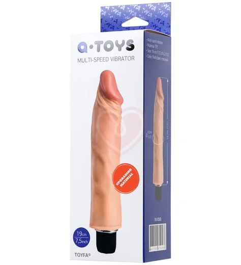 Реалистичный вибратор ToyFa A-Toys 19 см фото 2