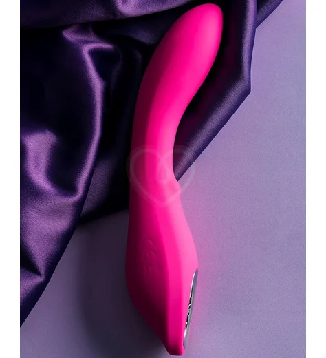 Вибратор для G со стимулирующим шариком Jos Beadsy розовый фото 5