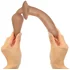 Двусторонний фаллоимитатор Strap-On-Me Switch Plug-In Realistic Dildo S телесный фото 2