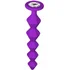 Анальная цепочка с кристаллом Emotions Chummy фиолетовая фото 2