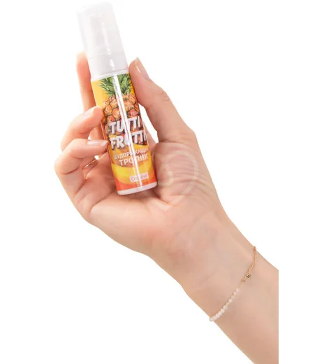 Съедобный лубрикант для орального секса Tutti Frutti OraLove экзотические фрукты 30 г фото 3