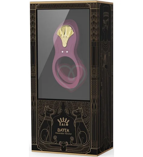 Эрекционное кольцо с вибрацией и пультом дистанционного управления Zalo Bayek фиолетовое фото 9