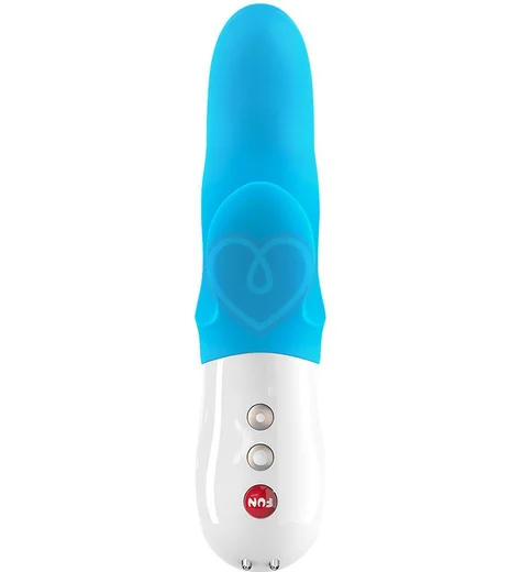 Вибратор со стимулятором клитора и точки G Fun Factory MiSS Bi голубой фото 2