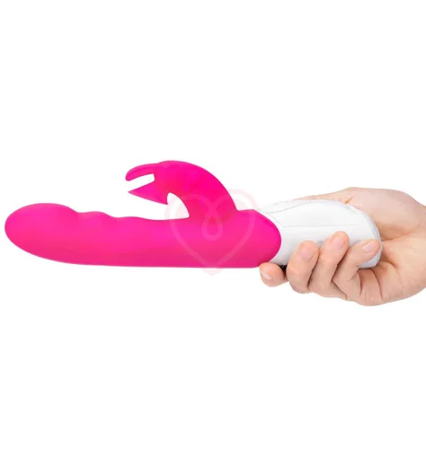 Вибратор-кролик с эффектом всасывания Clitoral Suction Rabbit розовый фото 4