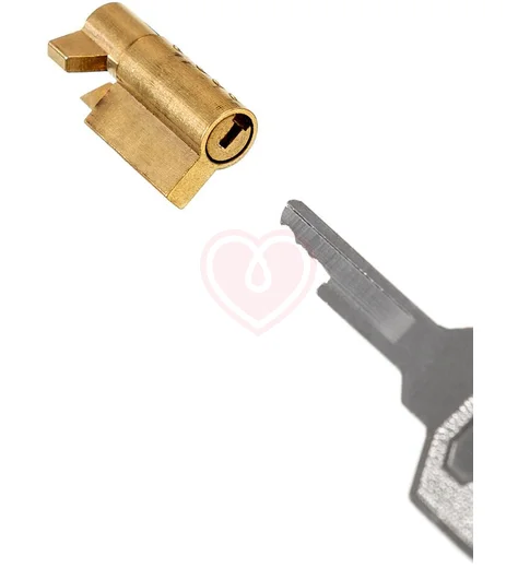 Мужской пояс верности Black&Red красный фото 7