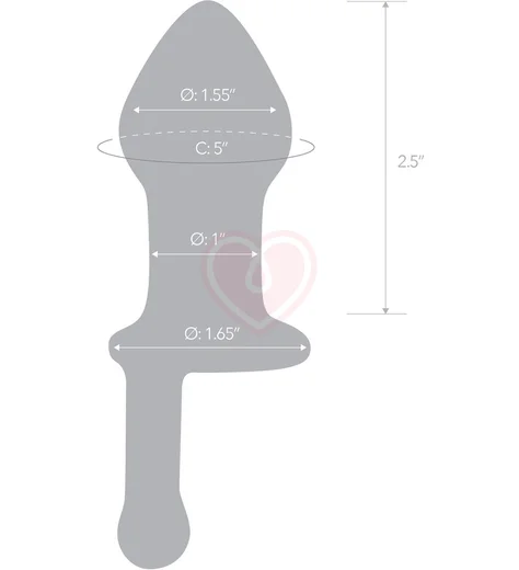 Стеклянная прозрачная пробка с ручкой фото 5