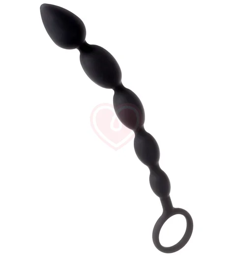 Анальная цепочка со звеньями Toyfa A-toys М чёрная фото 2