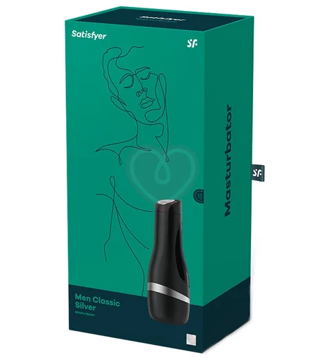 Мастурбатор Satisfyer Men Classic Silver чёрно-серебристый фото 3