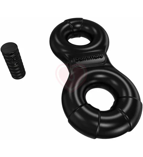 Эрекционное кольцо с вибропулей Bathmate Vibe Ring Eight чёрное фото 3