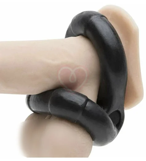 Эрекционное кольцо с вибропулей Bathmate Vibe Ring Eight чёрное фото 5