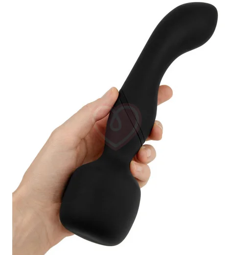 Двусторонний массажёр с нагревом Heating Wand чёрный фото 5