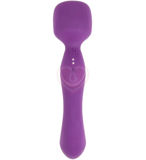 Двусторонний массажёр с нагревом Heating Wand фиолетовый фото 2
