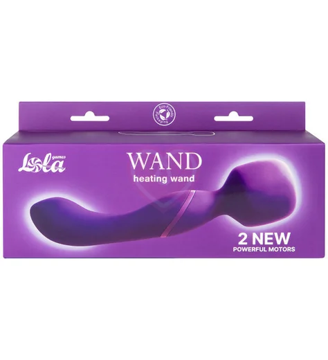 Двусторонний массажёр с нагревом Heating Wand фиолетовый фото 6