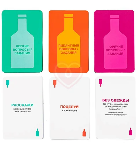 Карточная игра Бутылочка 18+ фото 2