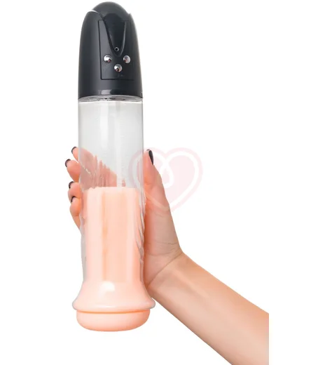 Автоматическая помпа в реалистичной вставкой Sexus Men Expert Thorin чёрная фото 7