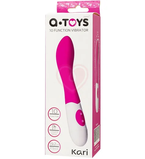 Вибратор для зоны G A-Toys by Toyfa Kari розовый фото 4