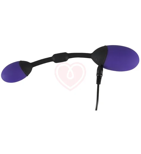 Анальный и вагинальный шарики GoGasm чёрно-фиолетовые фото 4