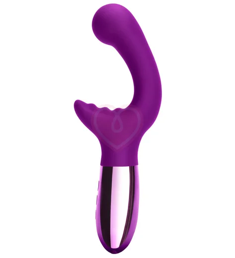 Вибратор для двойной стимуляции Le Wand XO фиолетовый фото 2