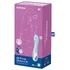 Расширяемый вибратор Satisfyer Air Pump Vibrator 5 с приложением голубой фото 6