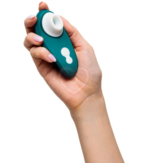 Вакуумный клиторальный стимулятор Womanizer Liberty 2 бирюзовый фото 4