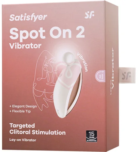 Точечный клиторальный стимулятор Satisfyer Spot On 2 белый фото 3