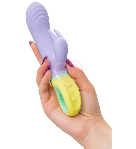 Вибратор-кролик со стимуляцией зоны G Flovetta Wisteria фиолетовый фото 5