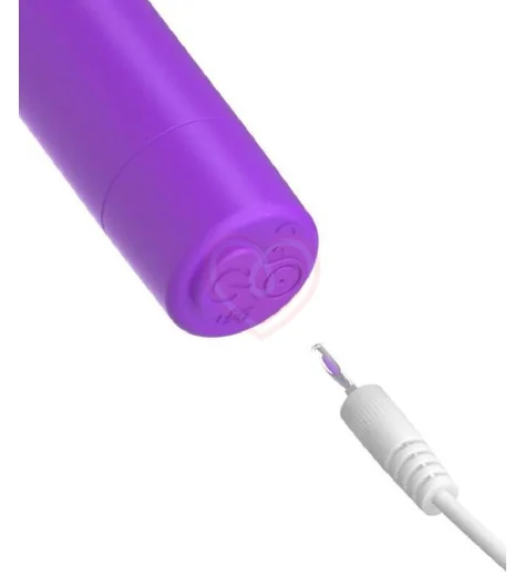 Вибропуля с пультом Rechargeable Remote Control Bullet фиолетовые фото 4
