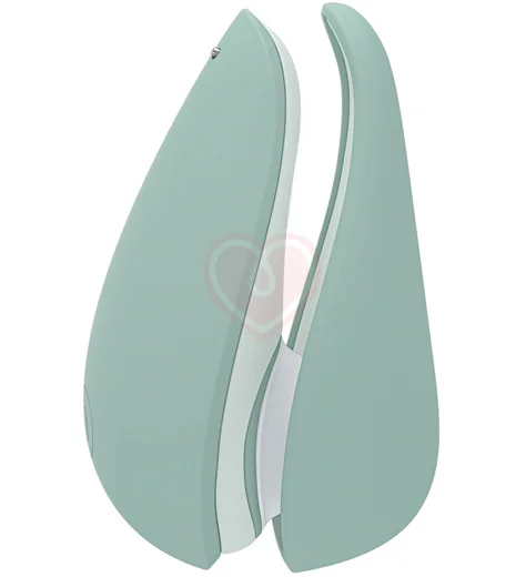 Вакуумный клиторальный стимулятор Womanizer Liberty 2 серо-зеленый фото 3