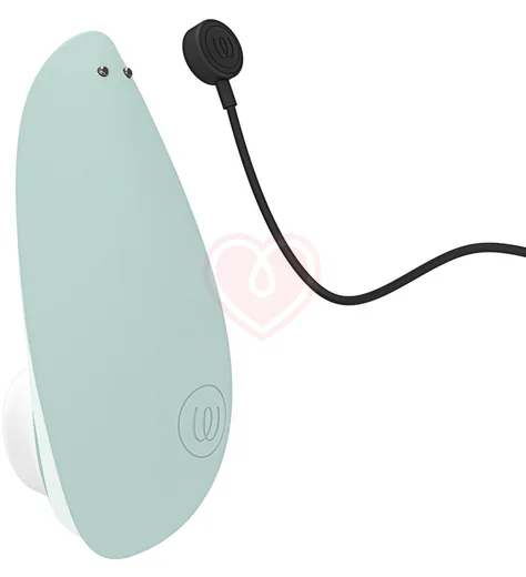 Вакуумный клиторальный стимулятор Womanizer Liberty 2 серо-зеленый фото 5