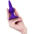 Анальная пробка на присоске ToDo Klapsy фиолетовая фото 2