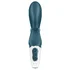 Вибратор с клиторальным стимулятором Satisfyer Hug Me серо-голубой фото 4