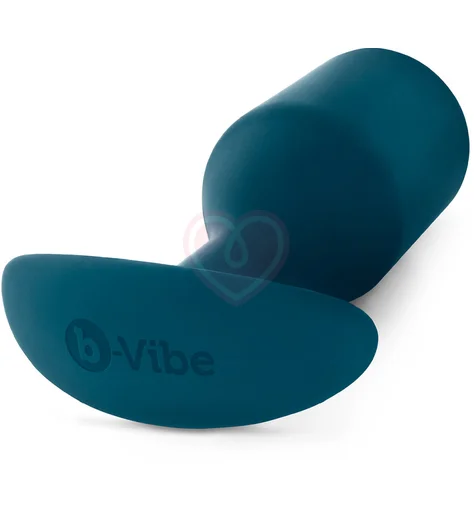 Утяжелённая анальная пробка для ношения b-Vibe Snug Plug 6 большая морская волна фото 4