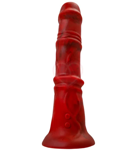 Вибратор на присоске Toyfa Black&Red Monster Rex чёрно-красный фото 2