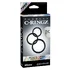 Набор из 3 эрекционных колец Silicone 3-Ring Stamina Set чёрные фото 3