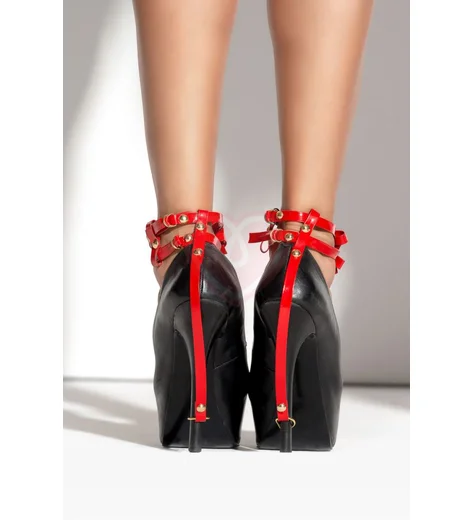 Украшение на щиколотки Me Seduce Queen of Hearts Bonita красное фото 2