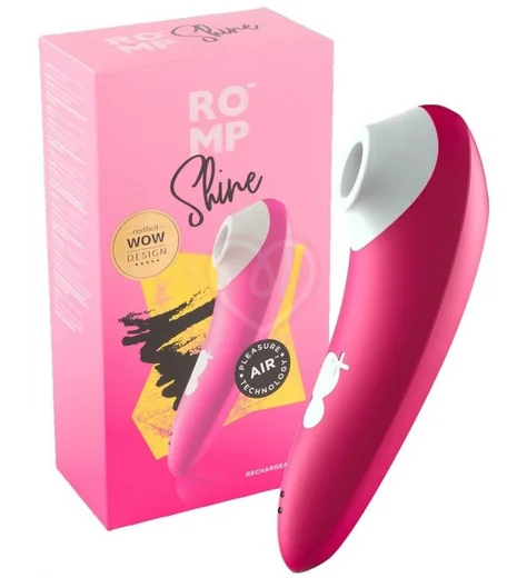 Бесконтактный клиторальный стимулятор Romp Shine розовый фото 2