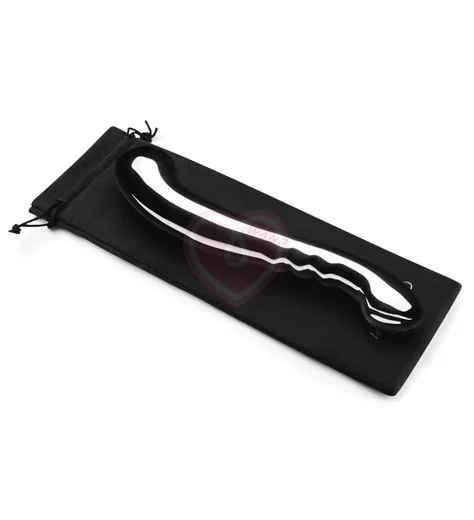 Большой тяжёлый фаллоимитатор из стали Le Wand Contour фото 5