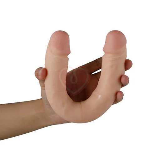 Средний двусторонний фаллоимитатор Real 33 см фото 4