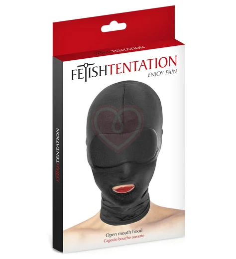 Закрытая маска Fetish Tentation с вырезом для рта фото 3