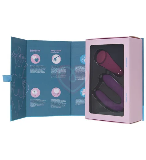 Набор для пар Satisfyer Box 1 Double Joy Sexy Secret фиолетовый фото 13